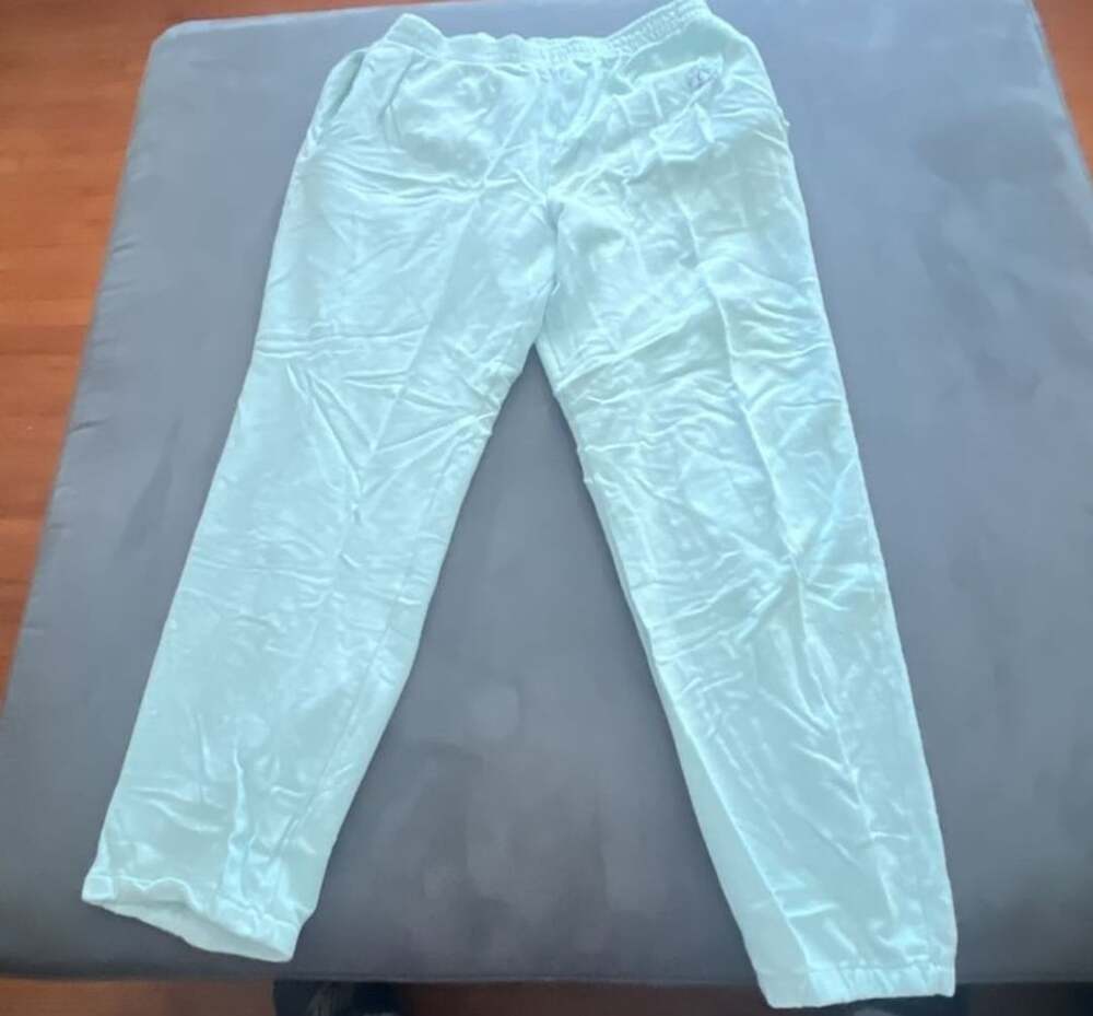 Cherokee Vintage Cotton Terry Cloth Lounge Pants Light Blue Size Small